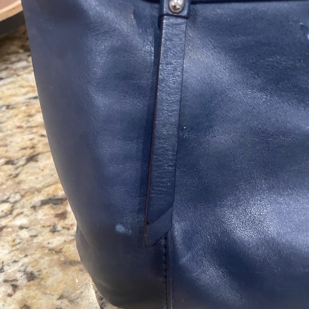 Coach Navy Blue Shoulder Bag - Picture 4 of 8